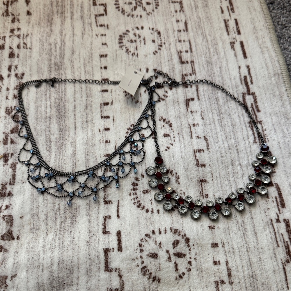 Women's Necklaces set of 2 - fairy goth